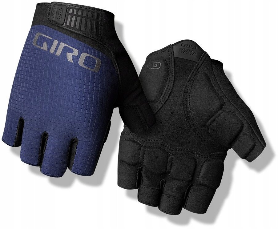 Rękawiczki męskie GIRO BRAVO II GEL krótki palec midnight roz. XXL obwód dłoni od 267 mm / dł. dłoni od 211 mm NEW 2025
