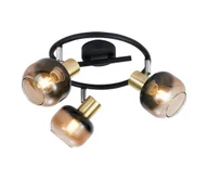 Lampy sufitowe - Prezent 27515 - Oświetlenie punktowe PEGAS 3xE14/40W/230V czarny/dymny - miniaturka - grafika 1