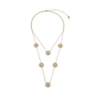 Kolczyki - Naszyjnik Guess JUBN05 500JW Złoty - miniaturka - grafika 1