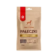 Przysmaki dla psów - MACED Gryzak dla psa pałeczki indyk z warzywami 100g - miniaturka - grafika 1