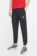 Spodnie męskie - adidas Performance spodnie treningowe TR-ES kolor czarny gładkie - miniaturka - grafika 1