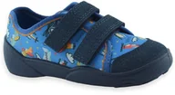Buty dla chłopców - Chłopięce wygodne trampki na rzep do przedszkola Befado 907P164 Maxi - miniaturka - grafika 1