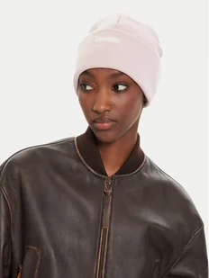 Calvin Klein Czapka Inst Patch Beanie K60K612322 Różowy - Czapki damskie - miniaturka - grafika 1