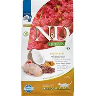 Sucha karma dla kotów - Farmina N&D Cat Quinoa Adult Skin&Coat quail, coconut 1,5 kg - miniaturka - grafika 1