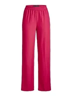 Spodnie damskie - JACK & JONES Jjxx Jxpoppy Regular Hw Pant Noos spodnie damskie, róża czerwona, (XL) W / 32L - miniaturka - grafika 1