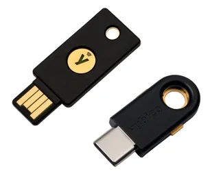 Yubico YubiKey 5 NFC + YubiKey 5C - Zabezpieczenia do laptopów - miniaturka - grafika 1