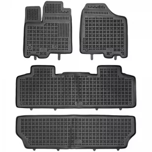 REZAW Plast Dywaniki korytka gumowe Toyota SIENNA III od 2010 wersja 7 osobowa 201439 - Dywaniki samochodowe - miniaturka - grafika 1