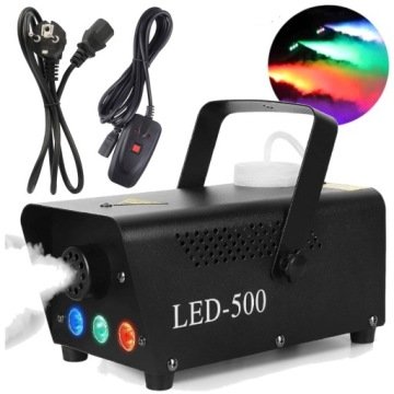 Wytwornica Generator Dymu Dymiarka Pilot Mini Led 500W 3W1 Impreza Maszyna