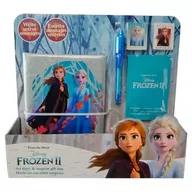 Szkolne artykuły papiernicze - Pamiętnik z gumkami brelokami długopisem Frozen WD20828 1 szt. mix - Kids Euroswan - miniaturka - grafika 1