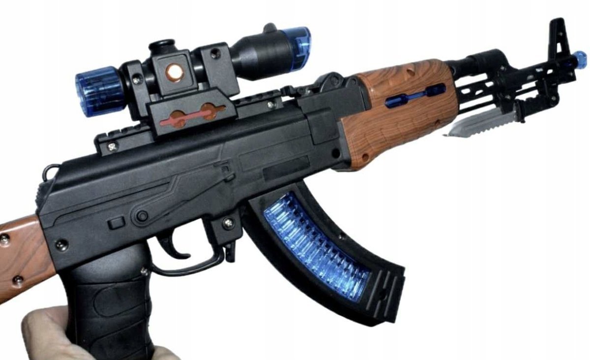 Pistolet Dźwięk Pistolet Światło Zabawka