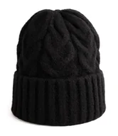 Czapki damskie - Czapka Damska Młodzieżowa Beanie Podwijana Zimowa Casualowa Ciepła Z Wełną - miniaturka - grafika 1