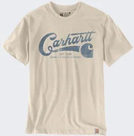 Koszulki męskie - Koszulka Carhartt Light Script Graphic Oat Milk - miniaturka - grafika 1