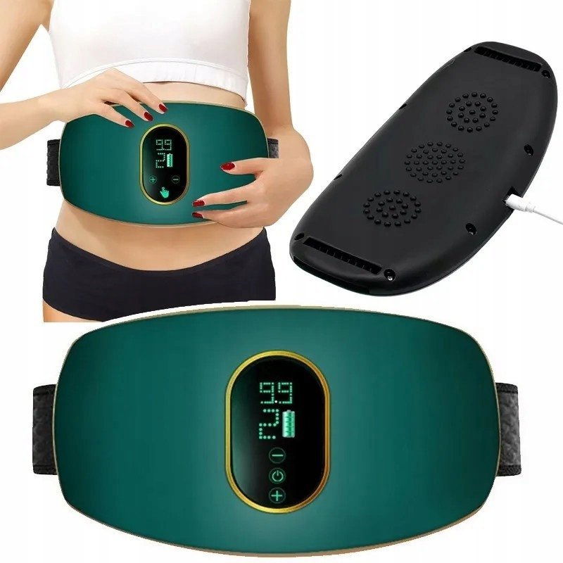 MASAŻER PAS MASUJĄCY DO CIAŁA WIBRUJĄCY ODCHUDZAJĄCY WYSZCZUPLAJĄCY ĆWICZEŃ