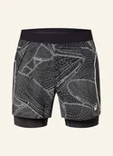 Spodenki damskie - Asics Szorty Do Biegania 2 W 1 Limited Series Lite-Show schwarz - miniaturka - grafika 1