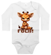 Body dla niemowląt - Body dziecięce Śmieszna Mała Obrażona Żyrafa Żyrafka Foch 98/104 - miniaturka - grafika 1