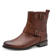 Kozaki damskie - Marco Tozzi Damskie 2-25313-45 modne kozaki, koniak, 37 EU, koniak, 37 EU - miniaturka - grafika 1