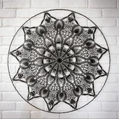 Dekoracje domu - Łapacz snów 80cm - miniaturka - grafika 1