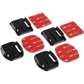 Akcesoria do kamer sportowych - HAMA HAMA Zestaw uchwytów HAMA 4374 do kamer Gopro samoprzylepne - miniaturka - grafika 1