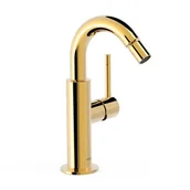 Baterie bidetowe - Bateria bidetowa Tres Study złoty połysk 26222402OR - miniaturka - grafika 1