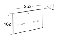Przyciski spłukujące - Roca EP3 Przycisk WC bezdotykowy czarny A890104318   - odbiór osobisty: Kraków, Warszawa - miniaturka - grafika 1