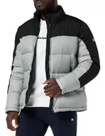 Kurtki męskie - Champion Legacy Outdoor-Colorblock Kurtka Mężczyźni, Grigio Monumento/Nero, L - miniaturka - grafika 1