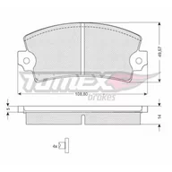 Klocki hamulcowe - Klocki hamulcowe TOMEX 1032 20140.14.0 - miniaturka - grafika 1