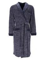 Szlafroki męskie - Vossen Szlafrok "Alberto" w kolorze granatowym - miniaturka - grafika 1