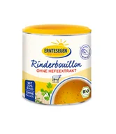 Buliony i przyprawy w kostkach - Erntesegen Bulion wołowy bez dodatku drożdży w proszku 120 g Bio - żywność - miniaturka - grafika 1