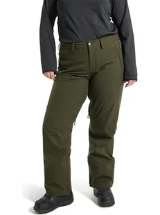 Burton Spodnie narciarskie "Society" w kolorze khaki - Spodnie narciarskie - miniaturka - grafika 1