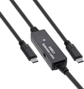 InLine InLine® USB 3.2 Gen.1 active cable, USB-C male to USB-C male, 15m - Kable komputerowe i do monitorów - miniaturka - grafika 1