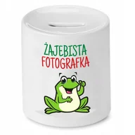 Skarbonki - SKARBONKA DLA FOTOGRAFA ŻAJEBISTA FOTOGRAFKA z Nadrukiem ze Zdjęciem - miniaturka - grafika 1