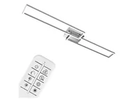 Lampy sufitowe - Briloner Lampa sufitowa LED 3145-018 z pilotem, chrom - miniaturka - grafika 1