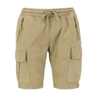 Odzież taktyczna i umundurowanie - Spodenki Alpha Industries Ripstop Jogger Short 106250 14 - Piaskowe RATY 0% | PayPo | GRATIS WYSYŁKA | ZWROT DO 100 DNI - miniaturka - grafika 1
