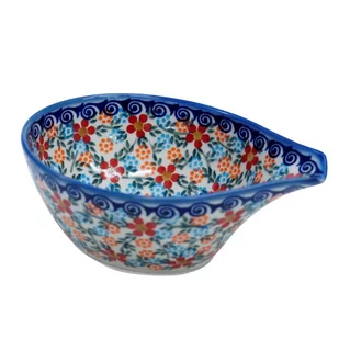 Ceramiczna podstawka na łyżkę Ceramika Bolesławiec - Świeczniki Ceramiczna podstawka na łyżkę Ceramika Bolesławiec - Świeczniki - miniaturka - grafika 1