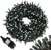 Oświetlenie świąteczne - Lampki choinkowe Springos 1000 LED białe zimne - miniaturka - grafika 1