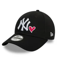Czapki dla dzieci - Czapka z daszkiem New Era Jr Icon 9FORTY New York Yankees 60565278 Czarny - miniaturka - grafika 1