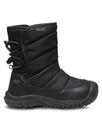 Buty dla chłopców - Keen Śniegowce Puffrider Wp 1028022-10 Czarny - miniaturka - grafika 1