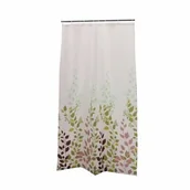 Zasłony prysznicowe - Zasłonka prysznicowa Malva 120 x 180 cm liście wielokolorowy - miniaturka - grafika 1