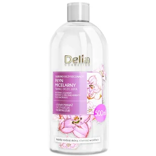 DELIA Delia Cosmetics Płyn Micelarny oczyszczający - każdy rodzaj cery 500ml 713022 - Płyny micelarne - miniaturka - grafika 2
