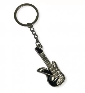 Brelok Fana Muzyki - Gitara Elektryczna Z Kryształkami - Dekoracje domu - miniaturka - grafika 1