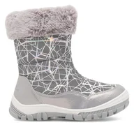 Buty dla dziewczynek - Kozaki Nelli Blu AVO-TM2088-008 Srebrny - miniaturka - grafika 1