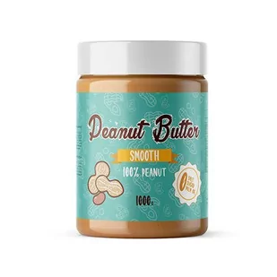 MP SPORT MP SPORT Peanut Butter 100% Peanut - Masło orzechowe - 1000g Smooth - Zdrowa żywność - miniaturka - grafika 1