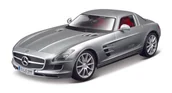 Samochody i pojazdy dla dzieci - MAISTO, mercedes-benz sls amg srebrny 1/18 - miniaturka - grafika 1
