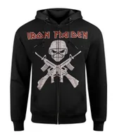 Bluzy męskie - bluza IRON MAIDEN - A MATTER OF LIFE DEATH, rozpinana z kapturem-L - miniaturka - grafika 1