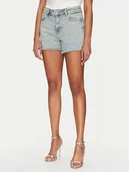 Spodenki damskie - Guess Szorty jeansowe W5GD74 D5LQ2 Niebieski Regular Fit - miniaturka - grafika 1