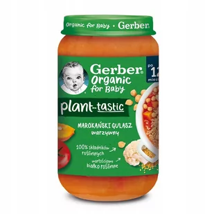 Gerber Nestlé Organic for Baby Plant-tastic Marokański gulasz warzywny po 12 miesiącu 250 g 1149519 - Dania dla dzieci - miniaturka - grafika 1