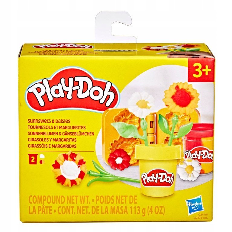 Play-Doh Ciastolina Zestaw Kwiaty słoneczniki i stokrotki Hasbro G2479