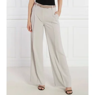 Calvin Klein Spodnie | Regular Fit - Spodnie damskie - miniaturka - grafika 1