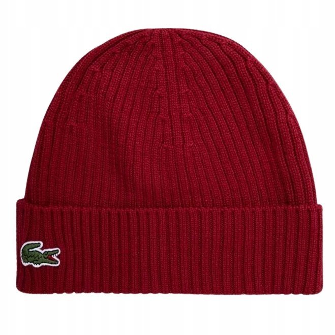 Czapka Lacoste Rib Knit Brushed Wool Beanie (RB0001 00 476) OS