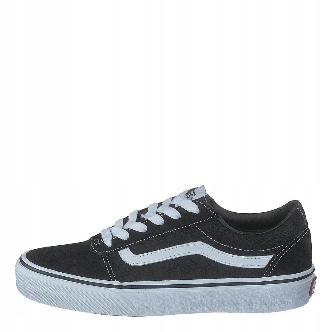 VANS TRENDSYNE CZARNY MĘSKIE TRAMPKI KLASYCZNE Z BIAŁĄ APLIKACJĄ 47 16LA